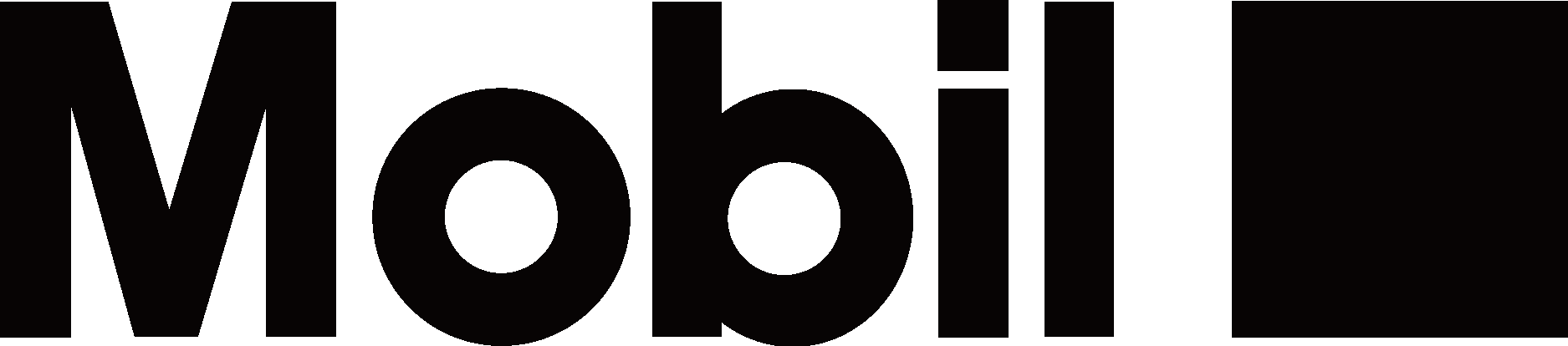 Mobil 1 Black Logo Vector Logo